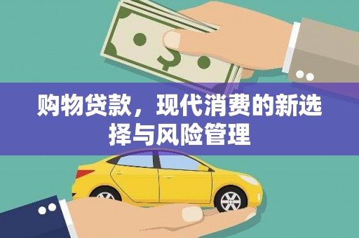 临潼购物贷款，现代消费的新选择与风险管理