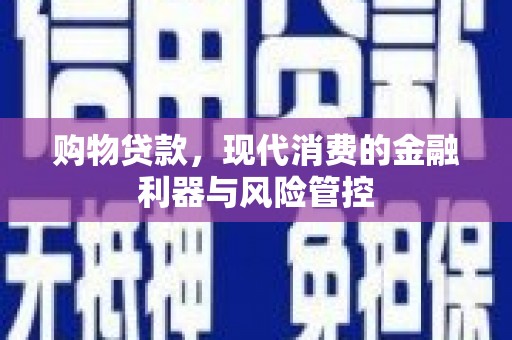 临潼购物贷款，现代消费的金融利器与风险管控