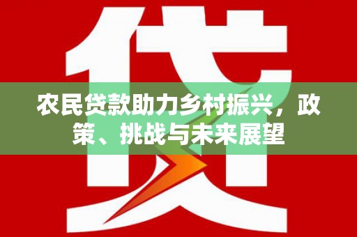 临潼农民贷款助力乡村振兴，政策、挑战与未来展望