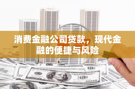 临潼消费金融公司贷款，现代金融的便捷与风险