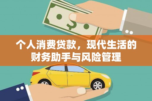 临潼个人消费贷款，现代生活的财务助手与风险管理