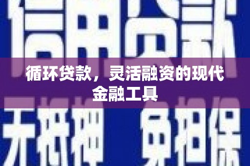 临潼循环贷款，灵活融资的现代金融工具